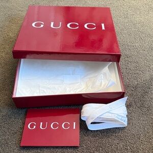 Gucci Red Box with White Accents